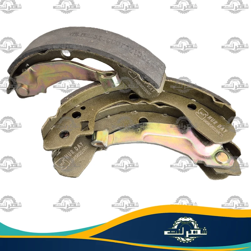 نمای پشت لنت ترمز عقب سهند هوردی HURDAY